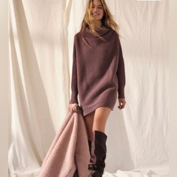 Free People Slouchy Ottoman Tunic in Nutmeg - Picture 2 of 3